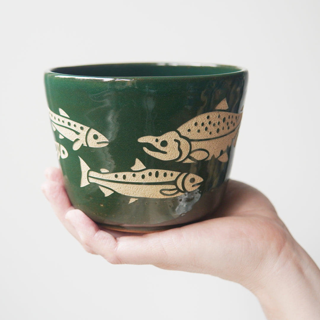 Salmon Bowl, Farmhouse Collection Handmade Pottery