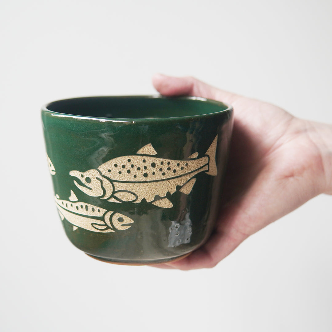Salmon Bowl, Farmhouse Collection Handmade Pottery