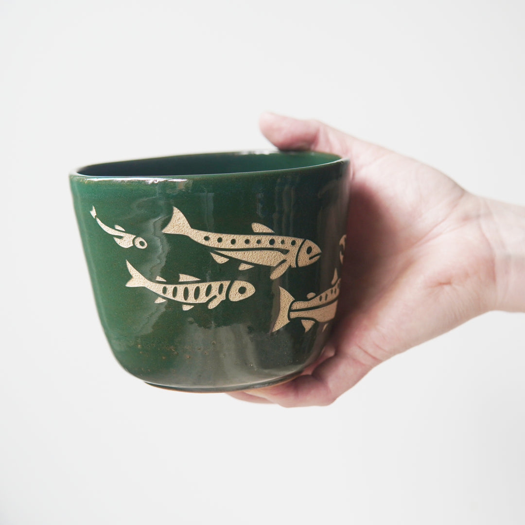Salmon Bowl, Farmhouse Collection Handmade Pottery