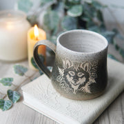 Wolf Mug - Introvert Collection Handmade Pottery