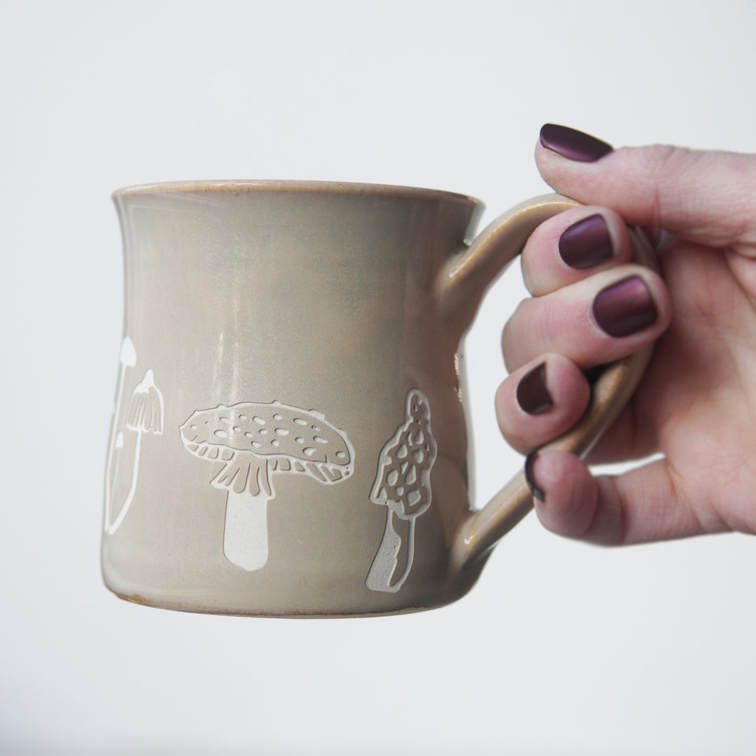 Mushroom Collection Mug - Hearth Collection Handmade Pottery