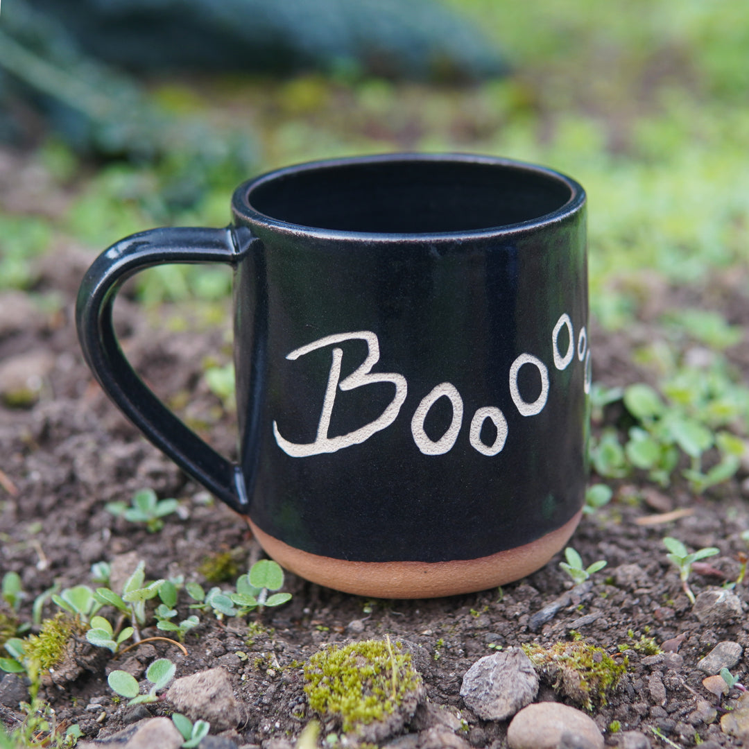 Ghost Booty Mug - Farmhouse Style handmade pottery