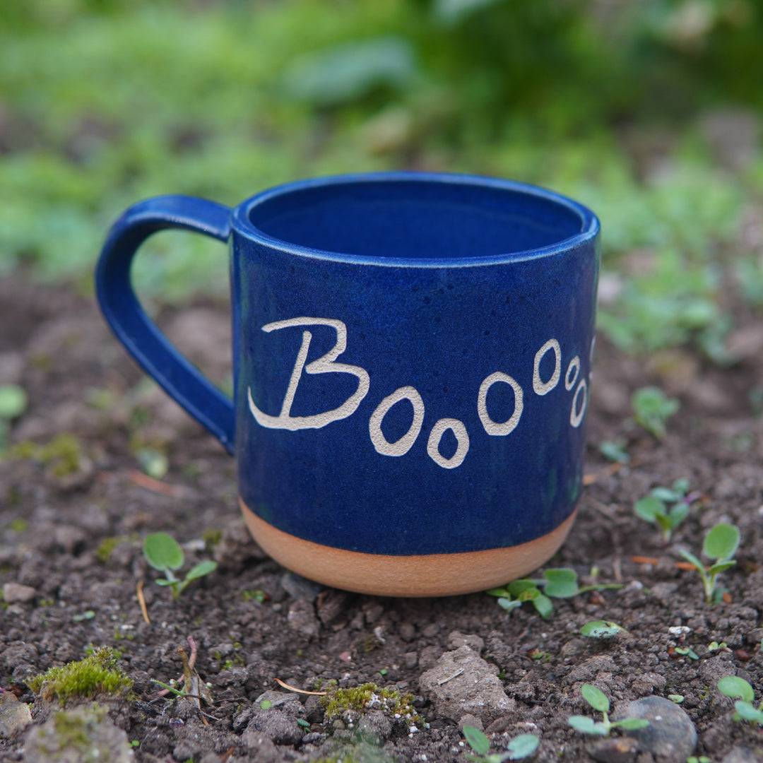 Ghost Booty Mug - Farmhouse Style handmade pottery