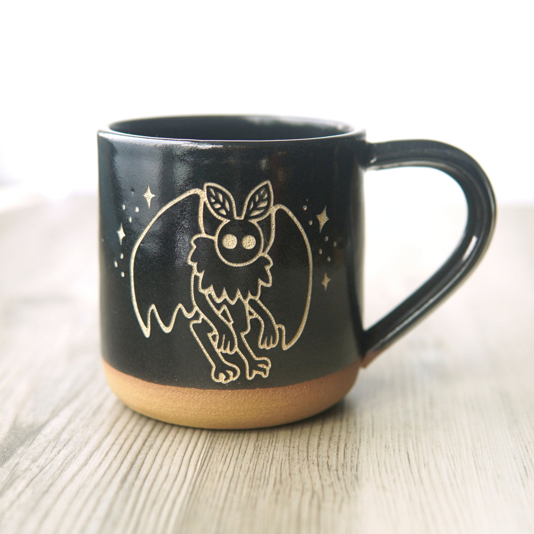Mothman Mug, Farmhouse Style Handmade Pottery