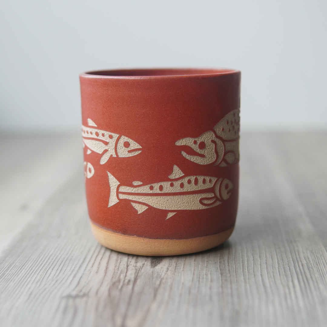 paprika red salmon mug