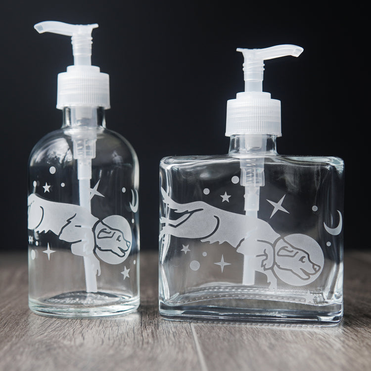 space dog soap dispensers