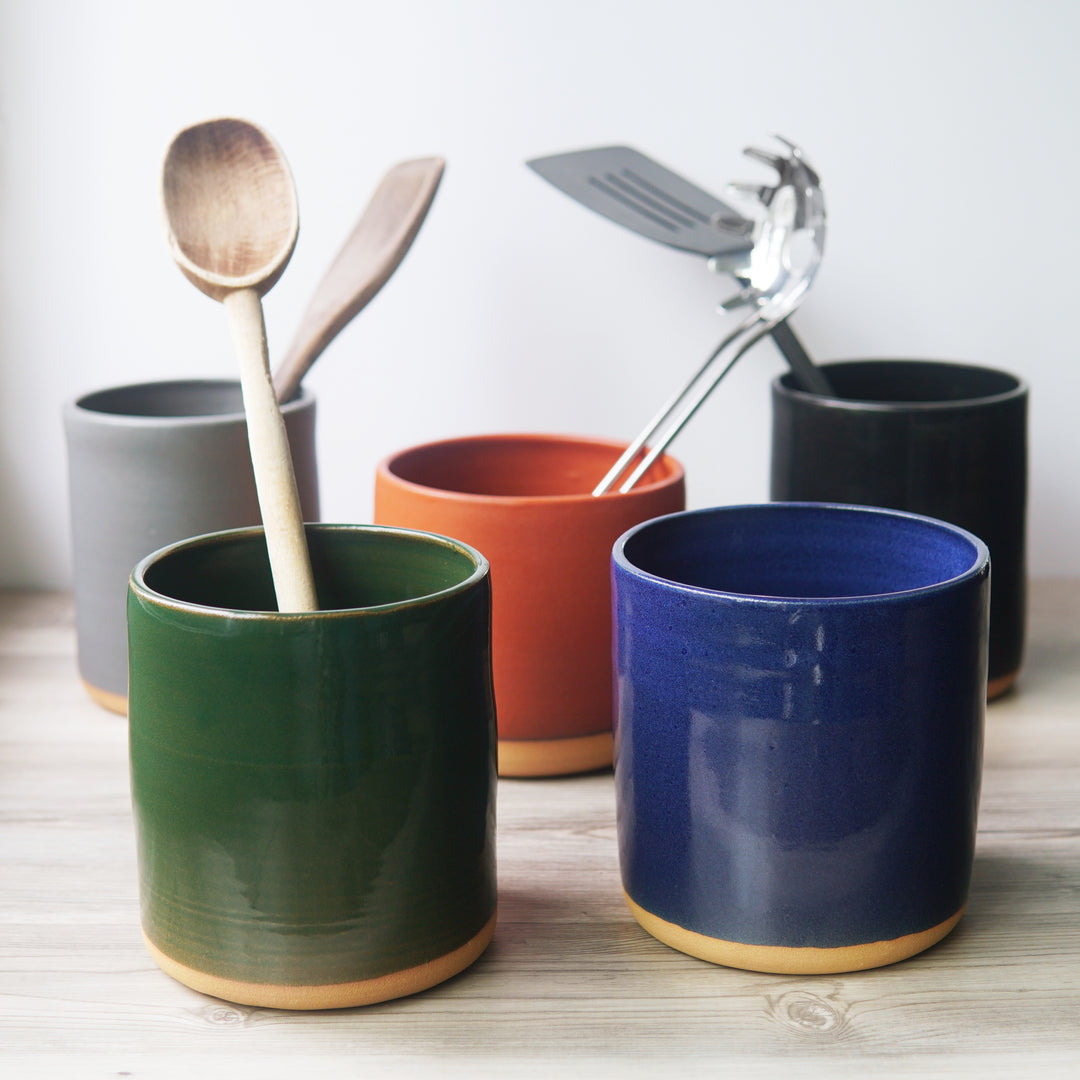 Kitchen Utensil Holder - Farmhouse Style