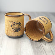 Western Meadowlark Mug, Farmhouse Style Handmade Pottery