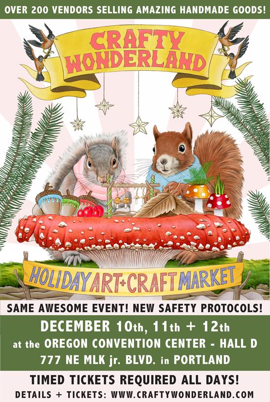 Crafty Wonderland's Holiday Art + Craft Market 2021