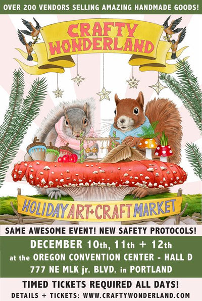 Crafty Wonderland's Holiday Art + Craft Market 2021