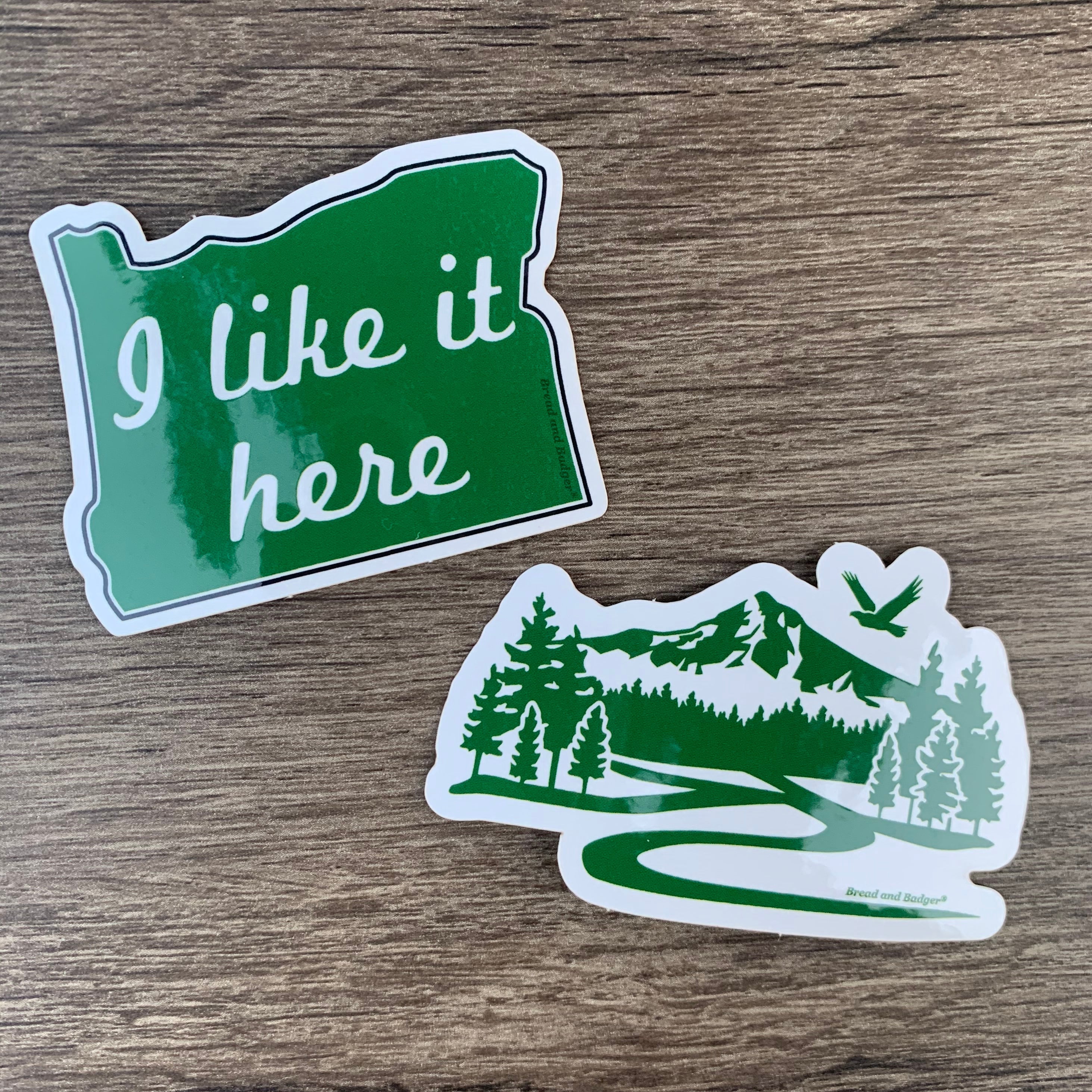 New Oregon & Rainbow Glitter Stickers