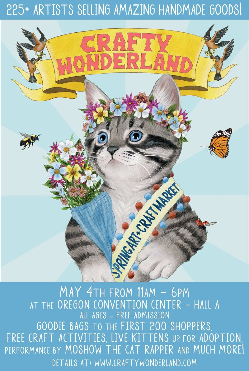 Crafty Wonderland's Spring Art + Craft Market