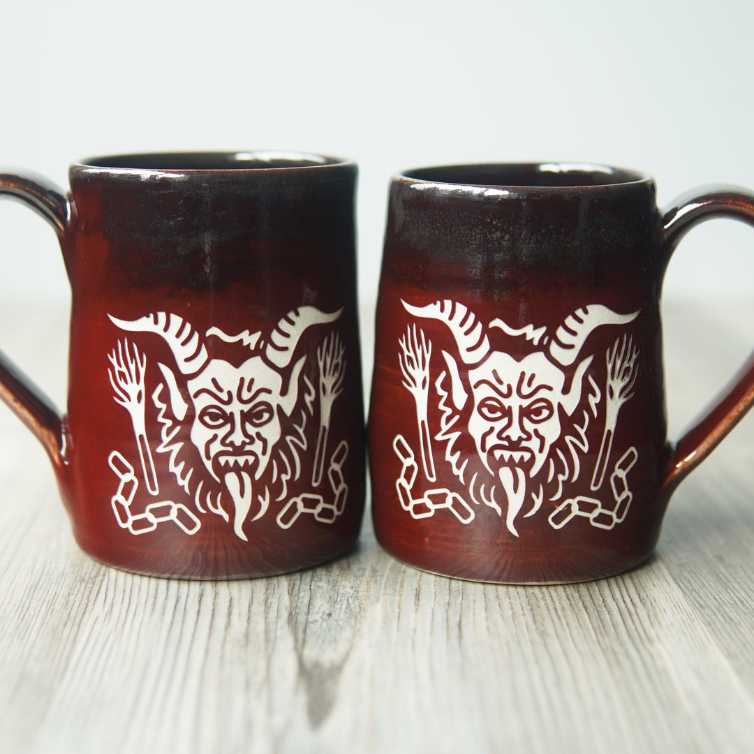 Krampus Mug - Hearth Collection Handmade Pottery