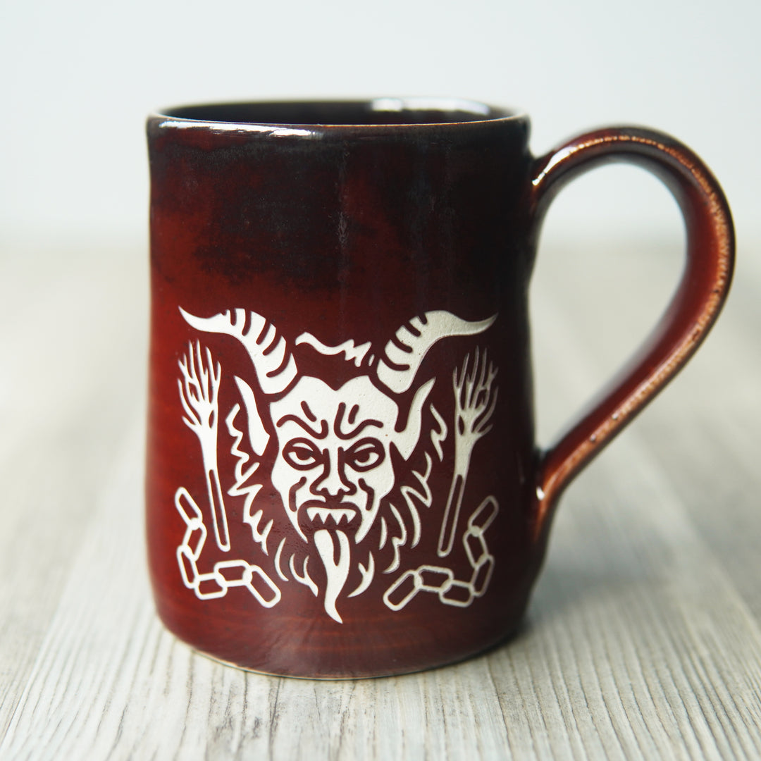 Krampus Mug - Hearth Collection Handmade Pottery