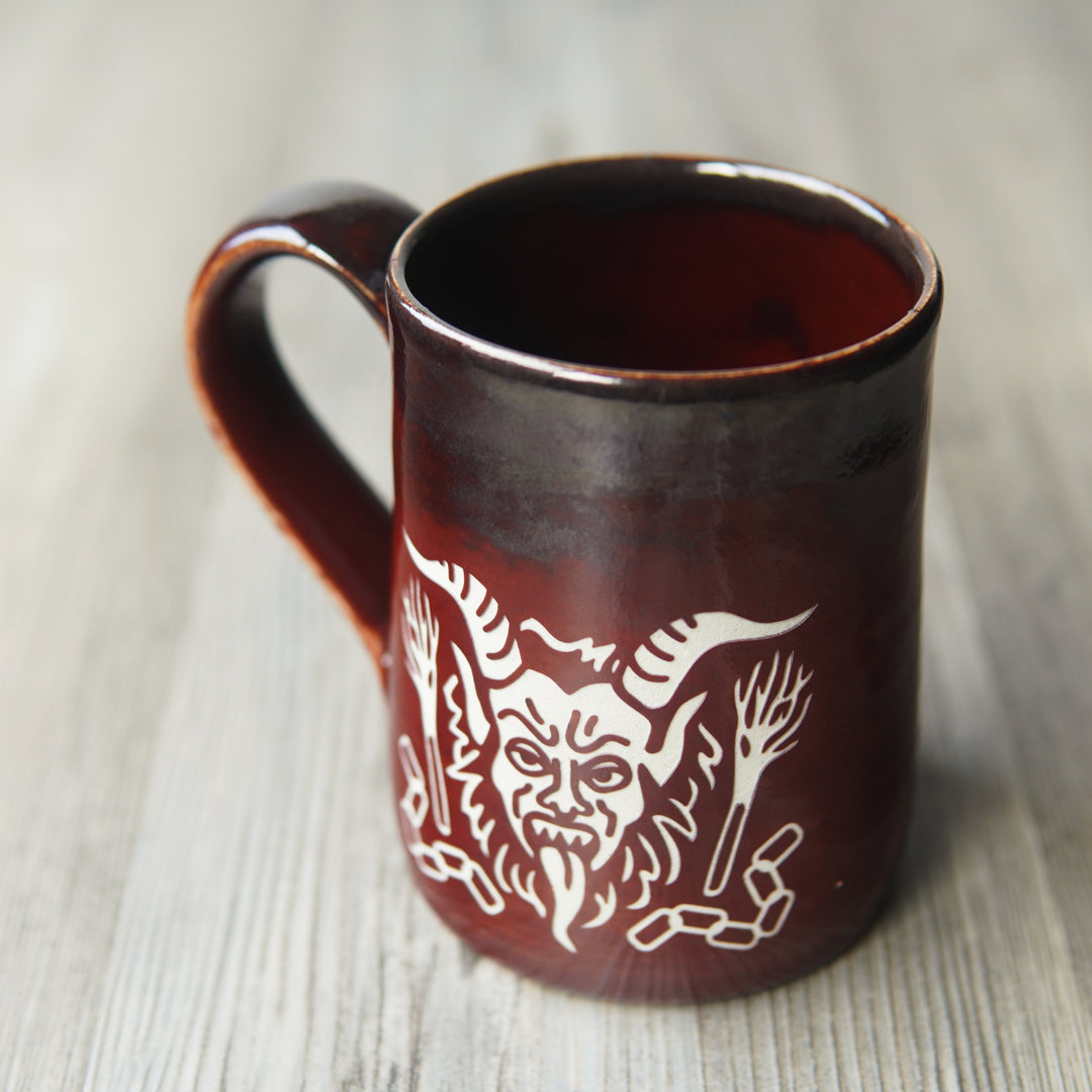 Krampus Mug - Hearth Collection Handmade Pottery