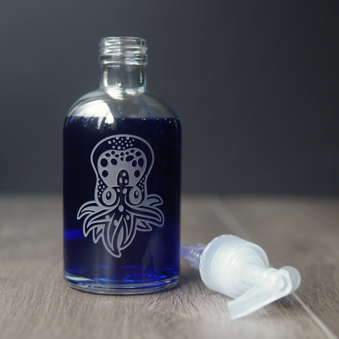 Octopus Soap Dispenser - Recycled Glass Pump Bottle