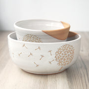 Dandelion Bowl - Farmhouse Style Handmade Pottery