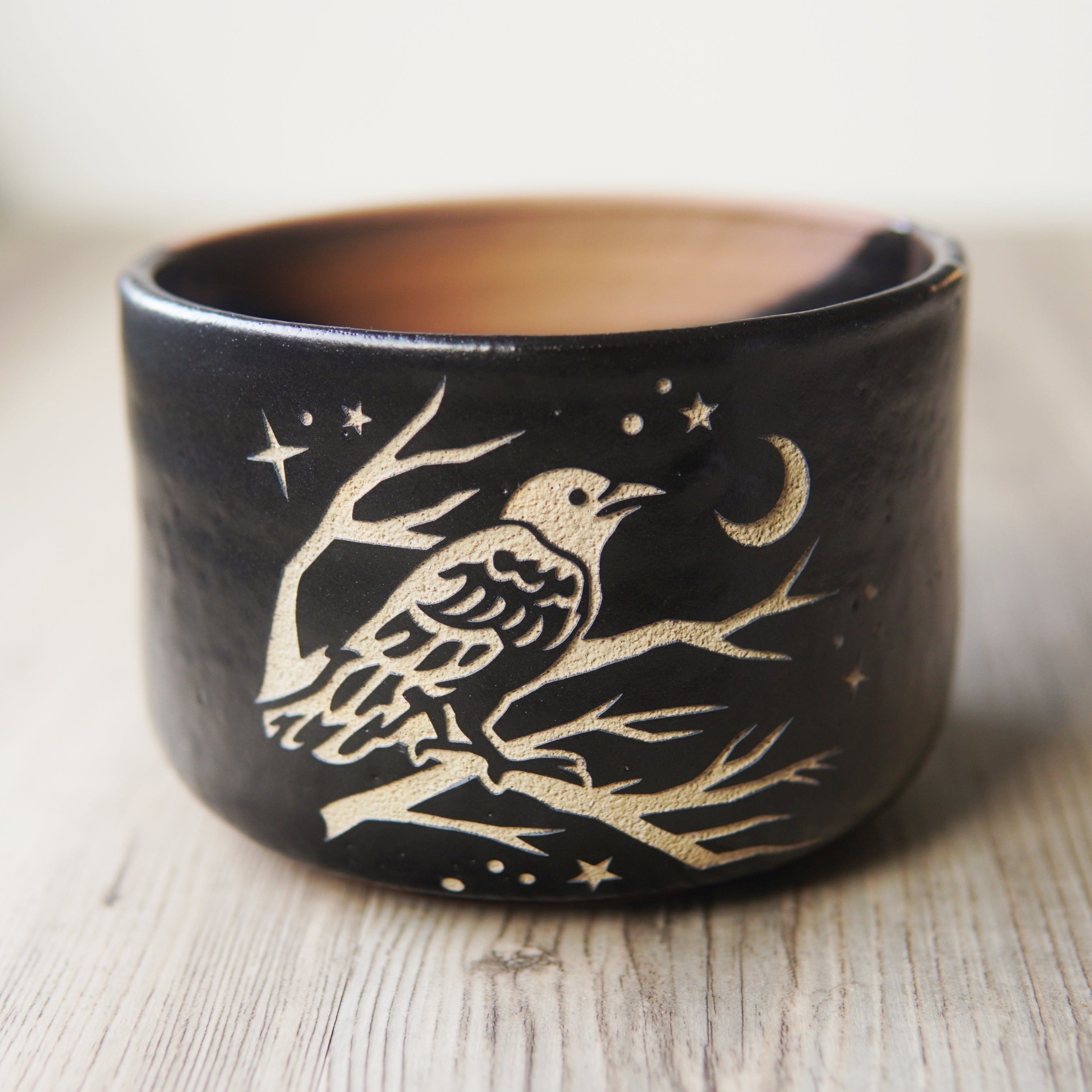 Crow Pot cheapest - handmade ceramic plant pot