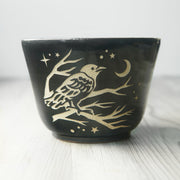 Crow Bowl, Medium Farmhouse Style Handmade Pottery