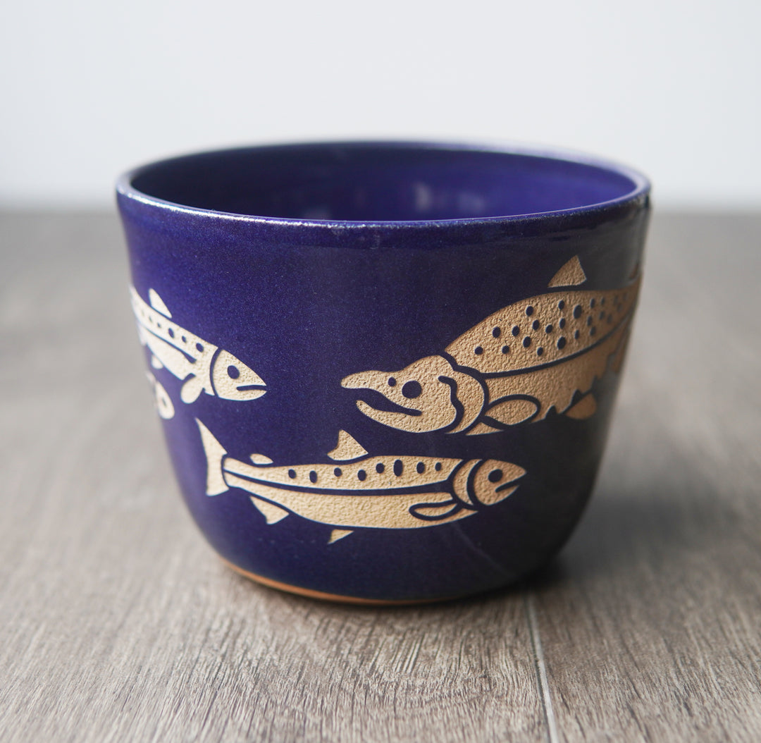 Salmon Bowl, Farmhouse Collection Handmade Pottery