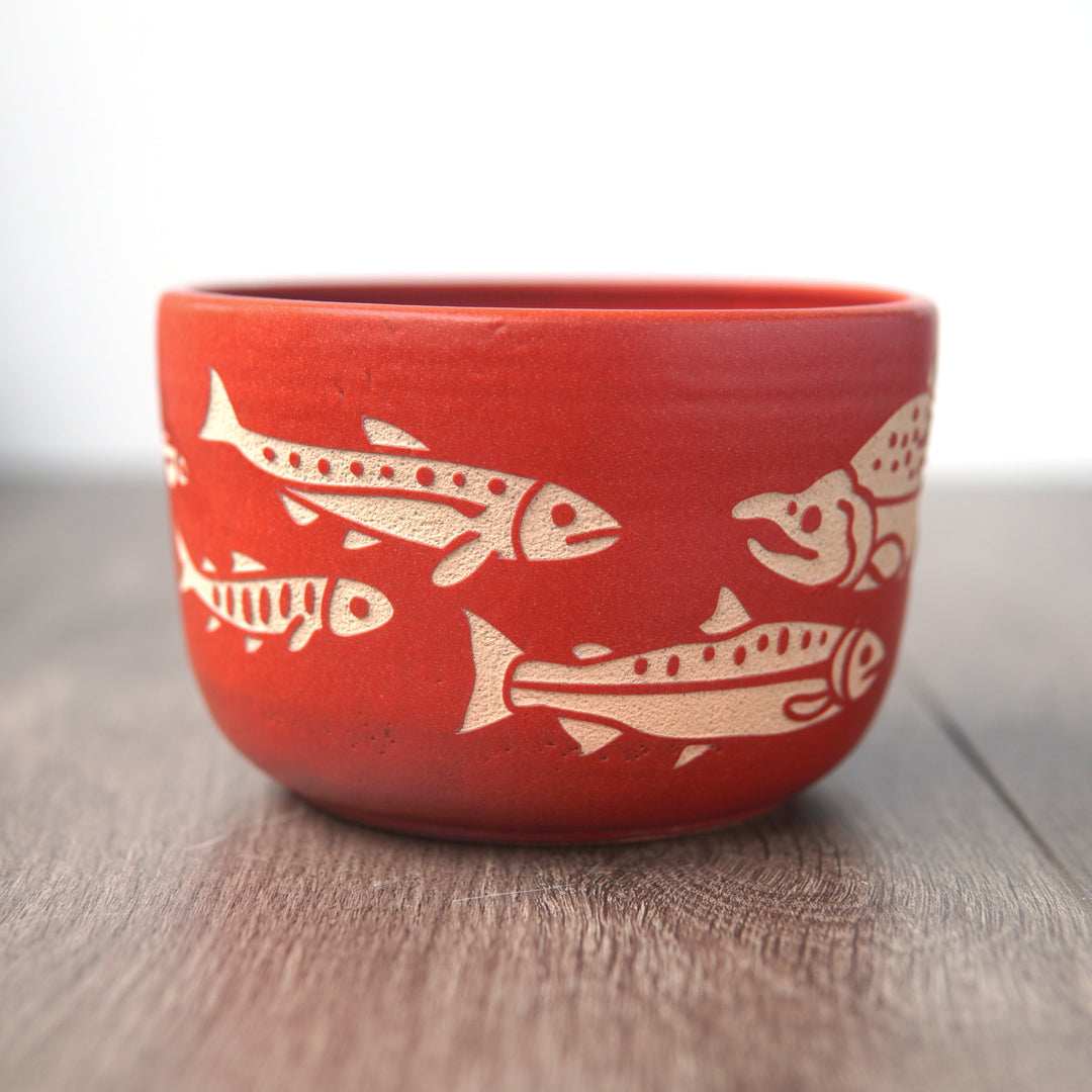 Salmon Bowl, Farmhouse Collection Handmade Pottery