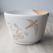 Bird Bowl, Medium Farmhouse Style Handmade Pottery