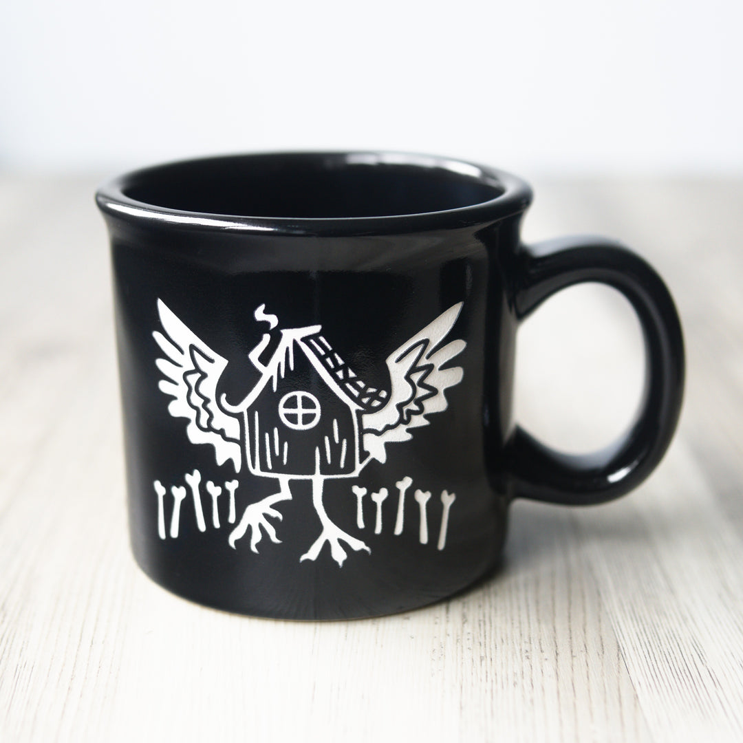 Baba Yaga Camp Mug - made in USA ceramic