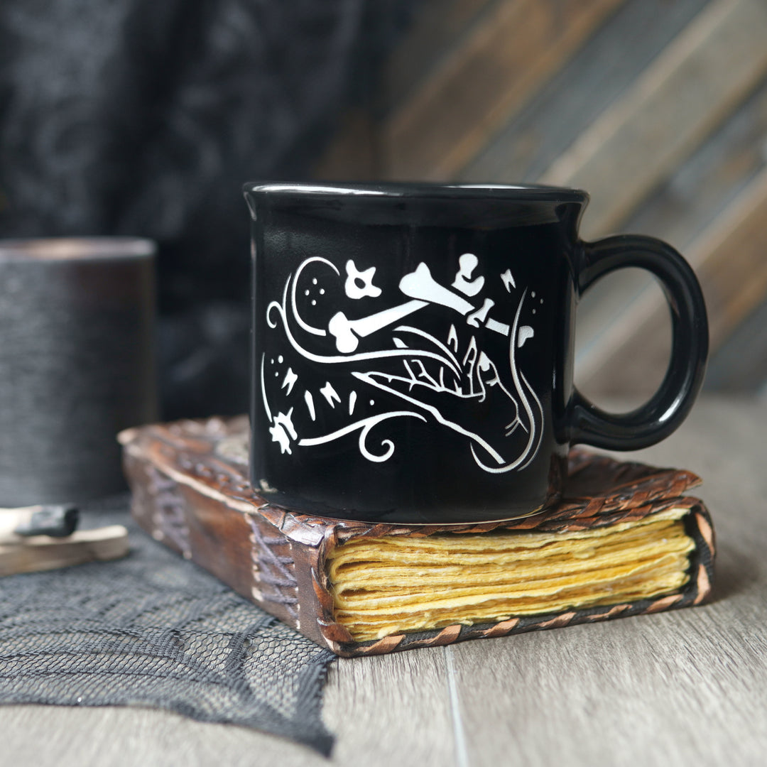 Necromancer Camp Mug - Bone Witch/Knight