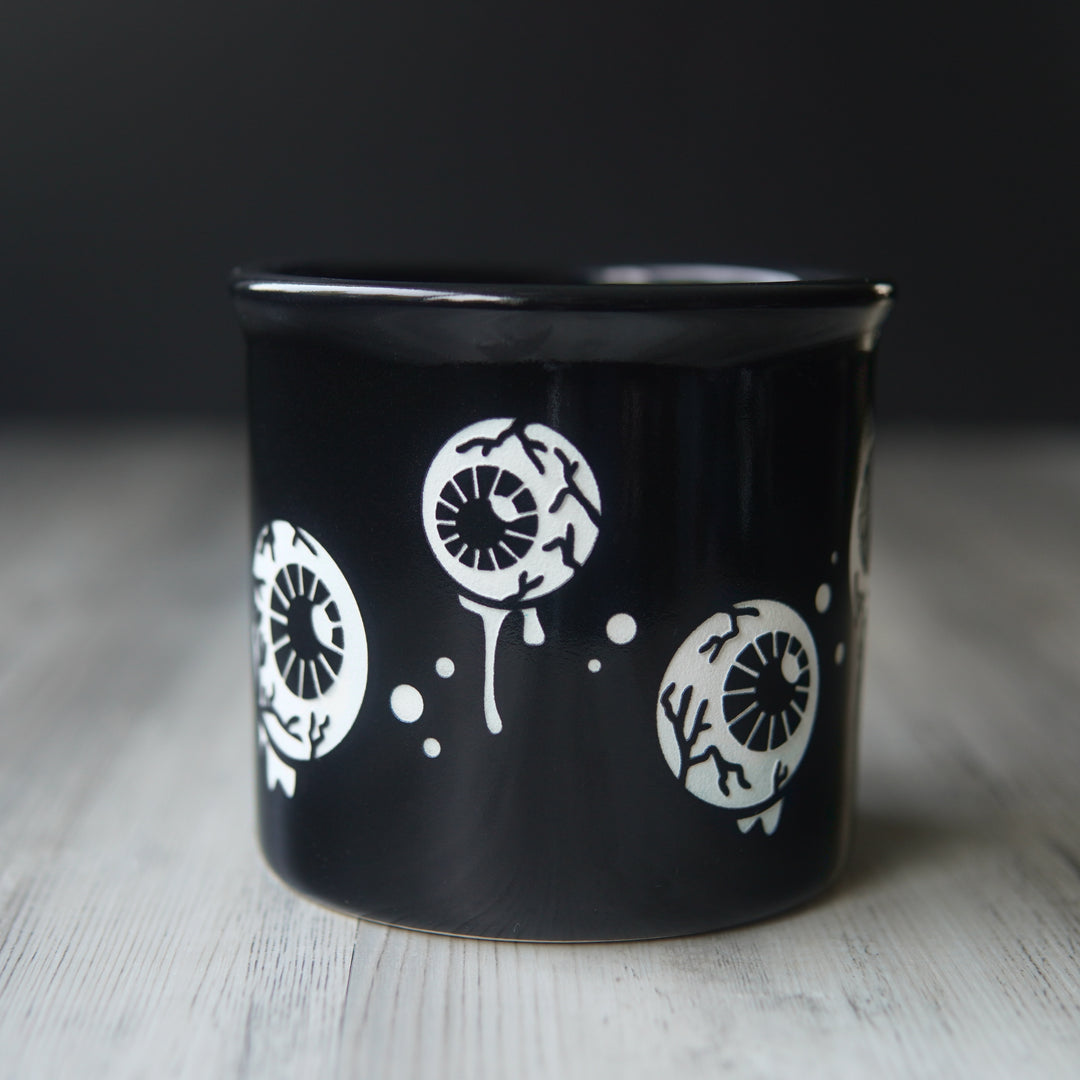 Eyeballs Camp Mug - made in USA ceramic
