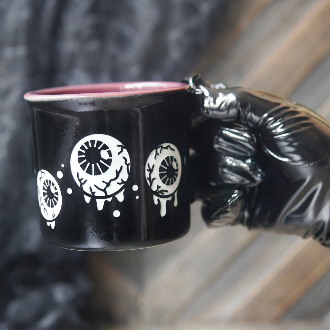 Eyeballs Camp Mug - made in USA ceramic