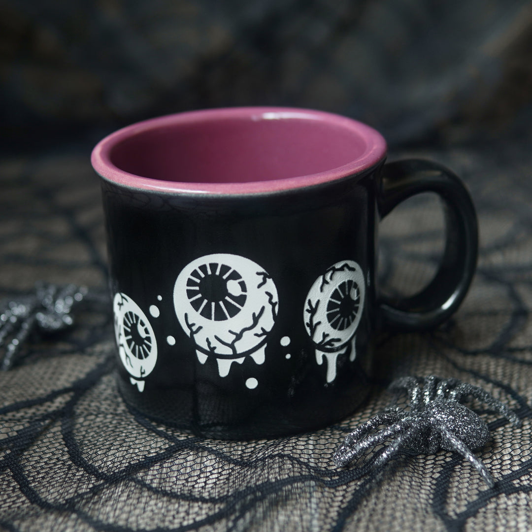 Eyeballs Camp Mug - made in USA ceramic