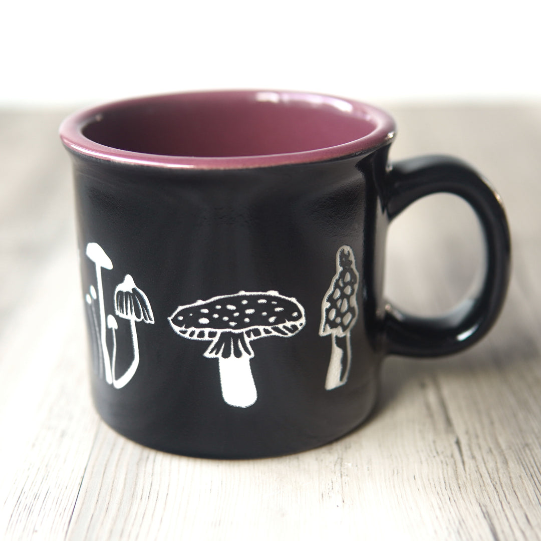 Mushroom Collection Camp Mug - Dishwasher-Safe, Microwave-Safe