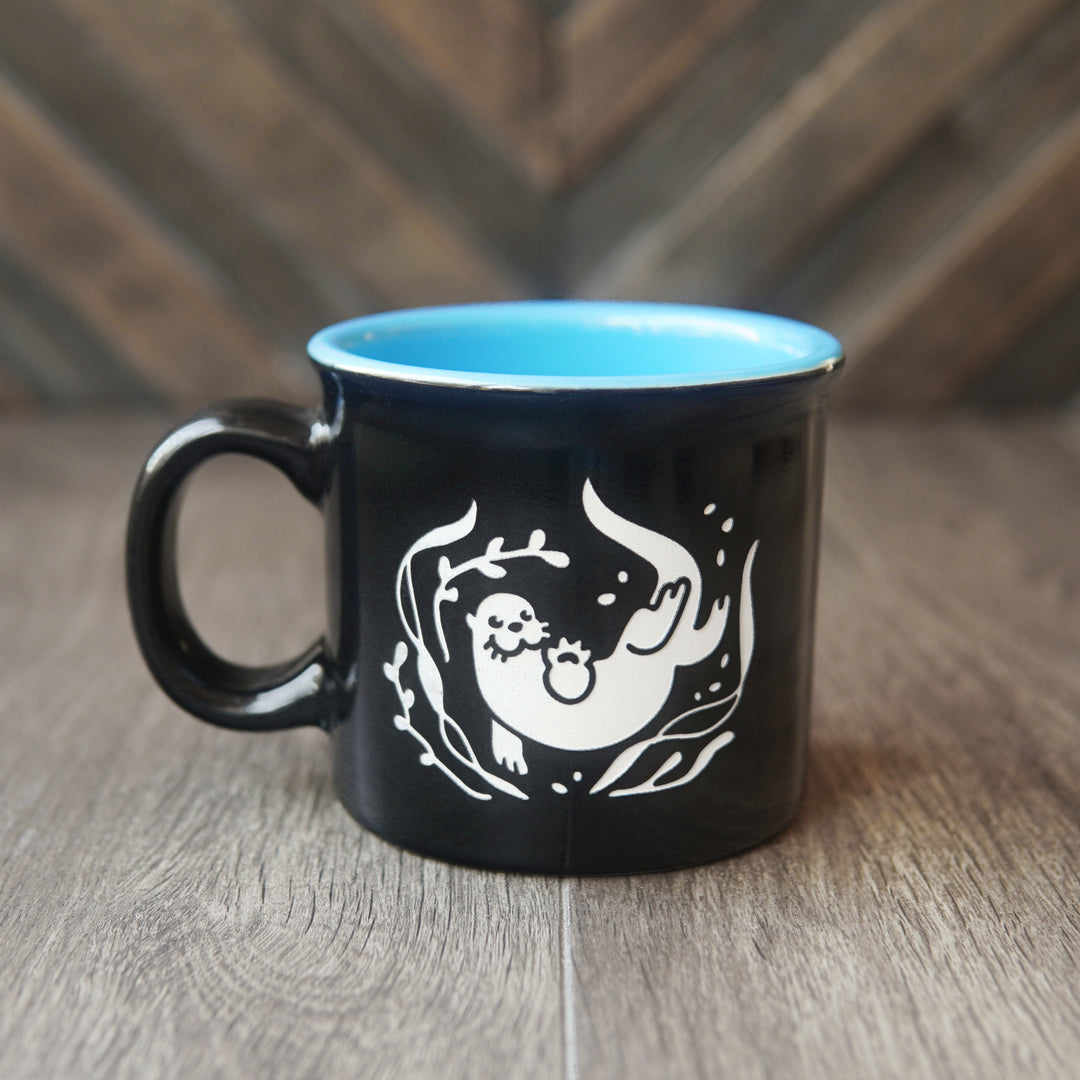 Otter Camp Mug - made in USA ceramic