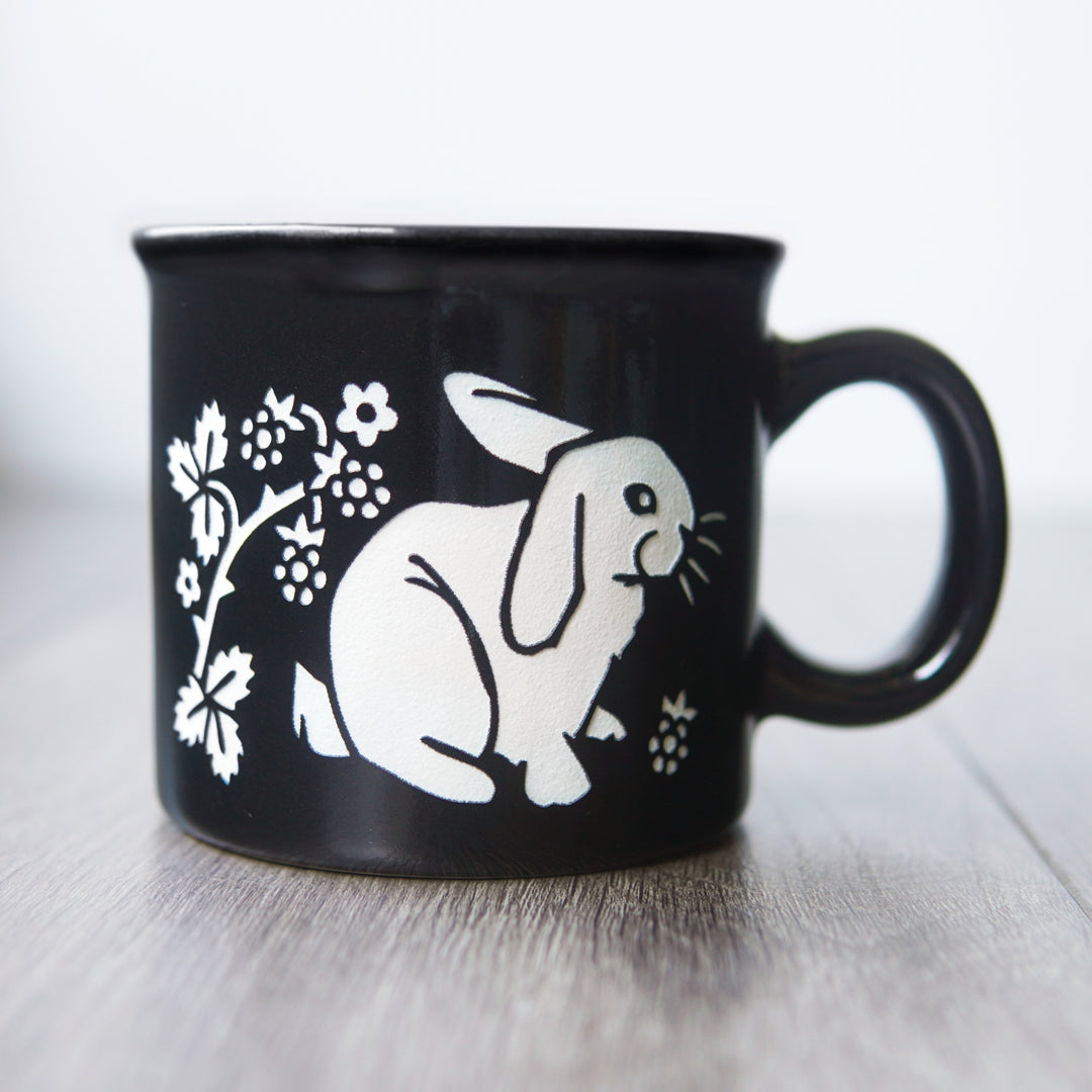 Rabbit Camp Mug - Dishwasher-Safe, Microwave-Safe