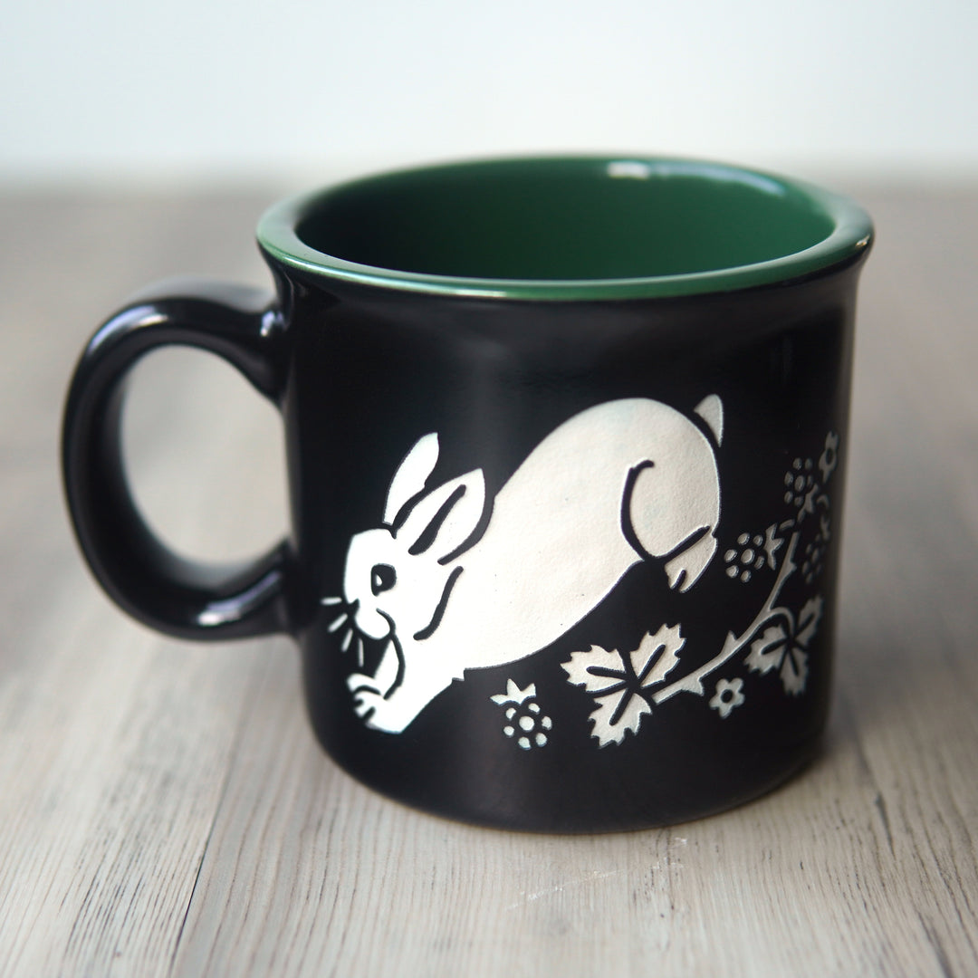 Rabbit Camp Mug - Dishwasher-Safe, Microwave-Safe