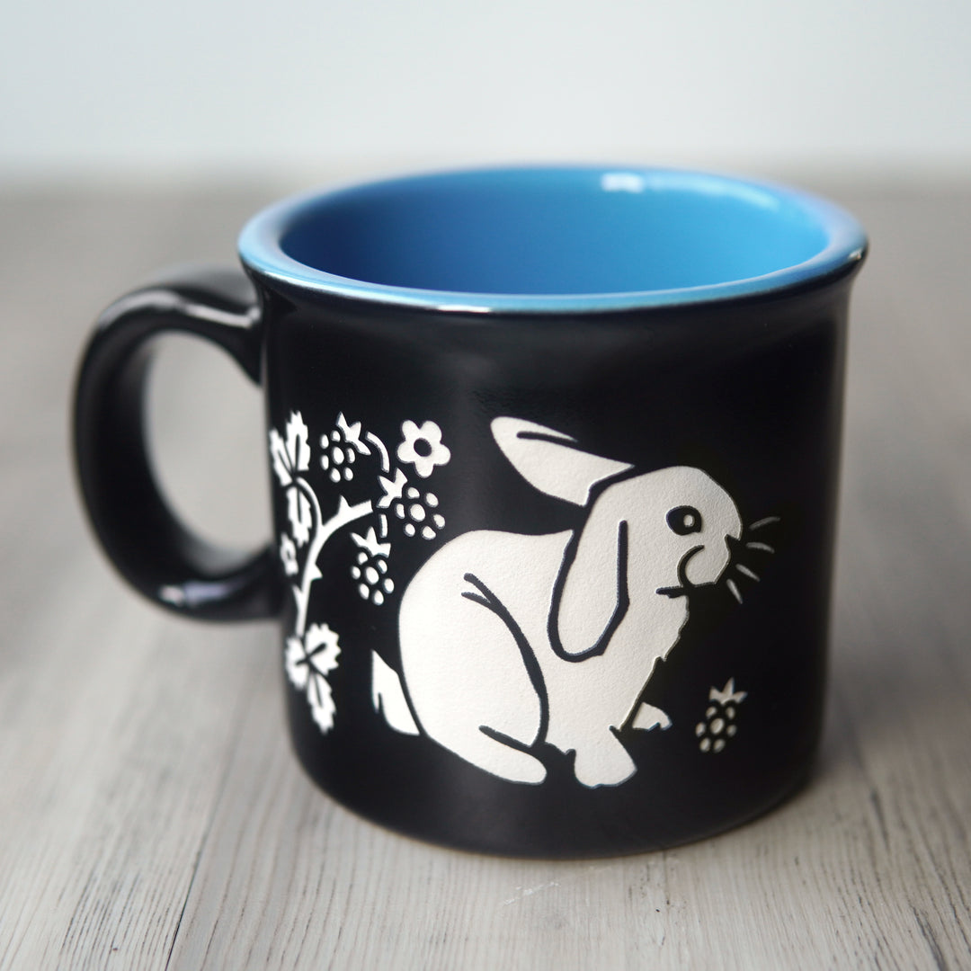 Rabbit Camp Mug - Dishwasher-Safe, Microwave-Safe