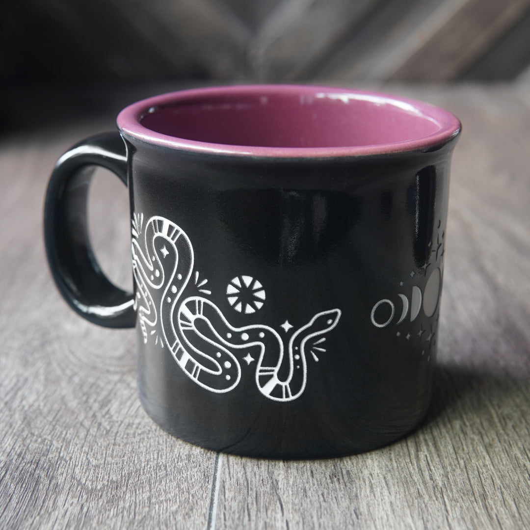 Snake Camp Mug - made in USA ceramic