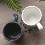 Farmhouse Mug, Engraved-to-Order Handmade Pottery - Dishwasher-Safe, Microwave-Safe