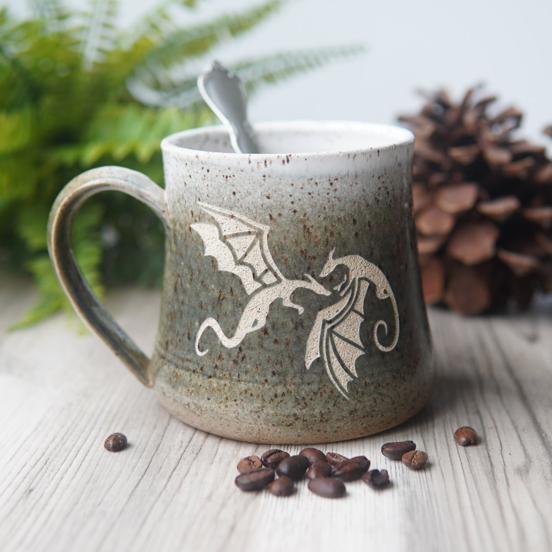 Dragon Mug - Introvert Collection Handmade Pottery