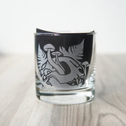 Decay Skull Lowball Glass - etched barware