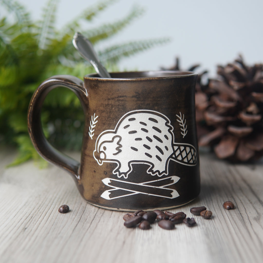 Beaver Mug - Hearth Collection Handmade Pottery