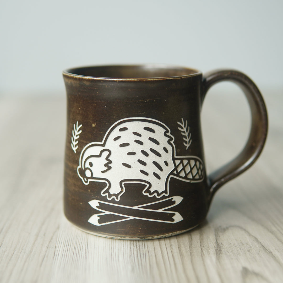 Beaver Mug - Hearth Collection Handmade Pottery