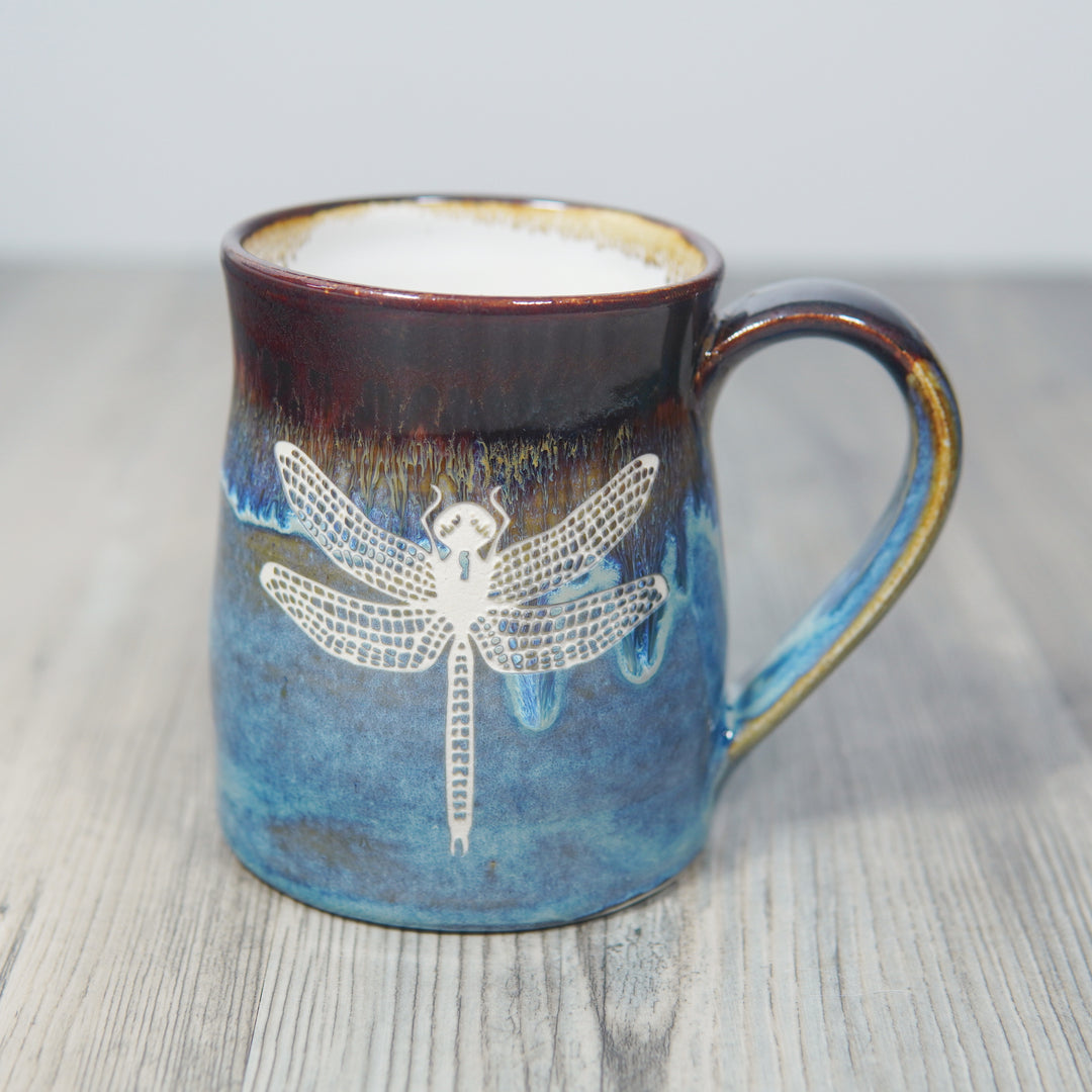 Dragonfly Mug - Hearth Collection Handmade Pottery