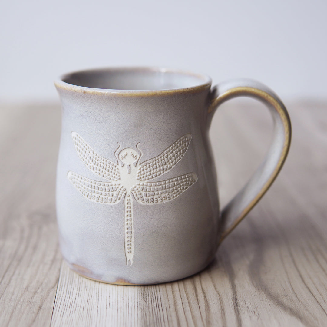 Dragonfly Mug - Hearth Collection Handmade Pottery