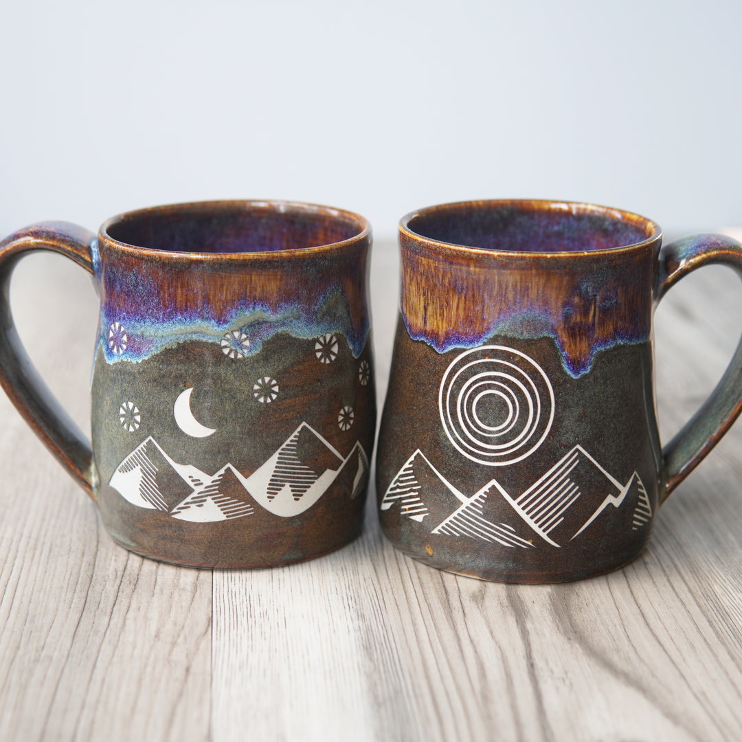 Day + Night Mug - Hearth Collection Handmade Pottery