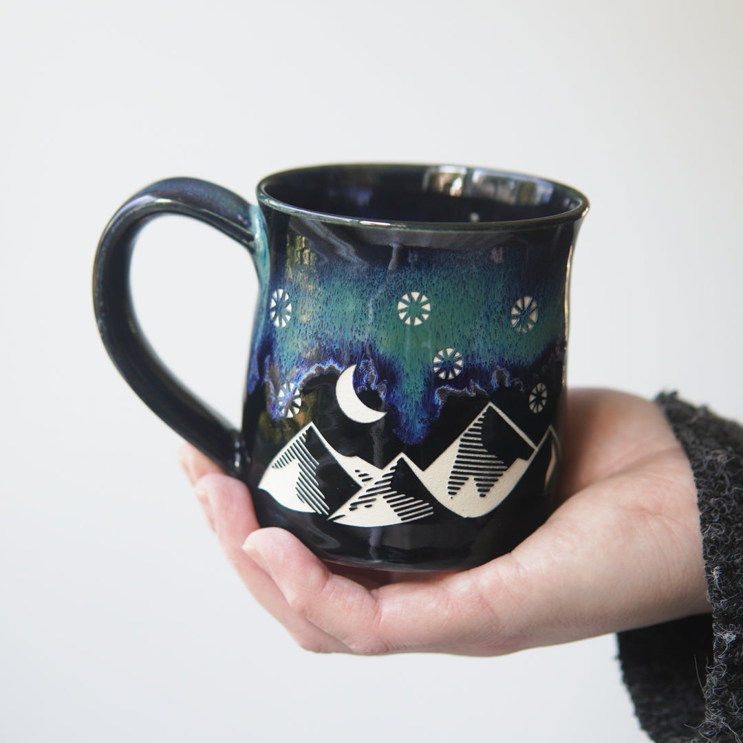 Day + Night Mug - Hearth Collection Handmade Pottery