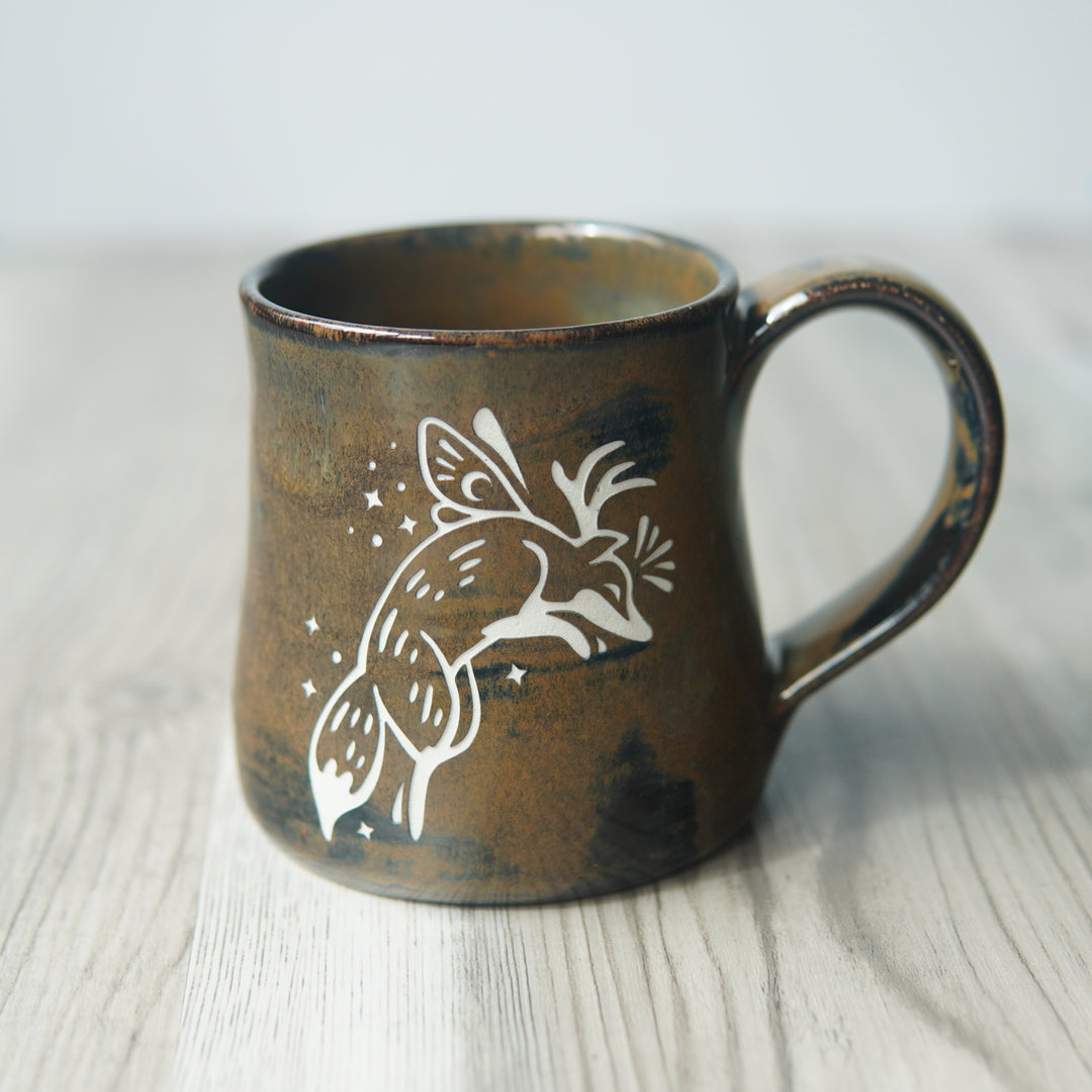 Fox Fairy Mug - Hearth Collection Handmade Pottery