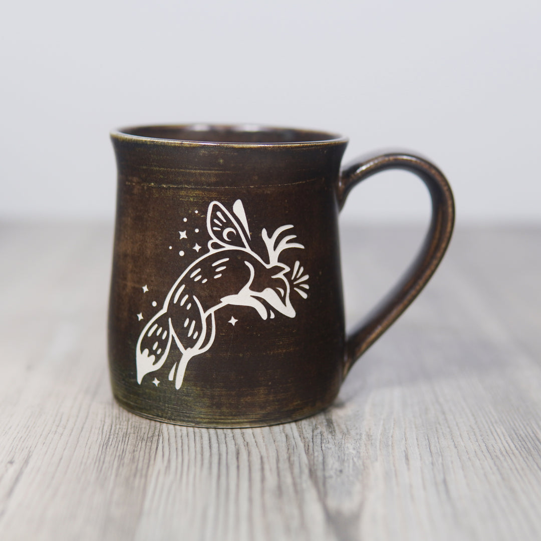 Fox Fairy Mug - Hearth Collection Handmade Pottery