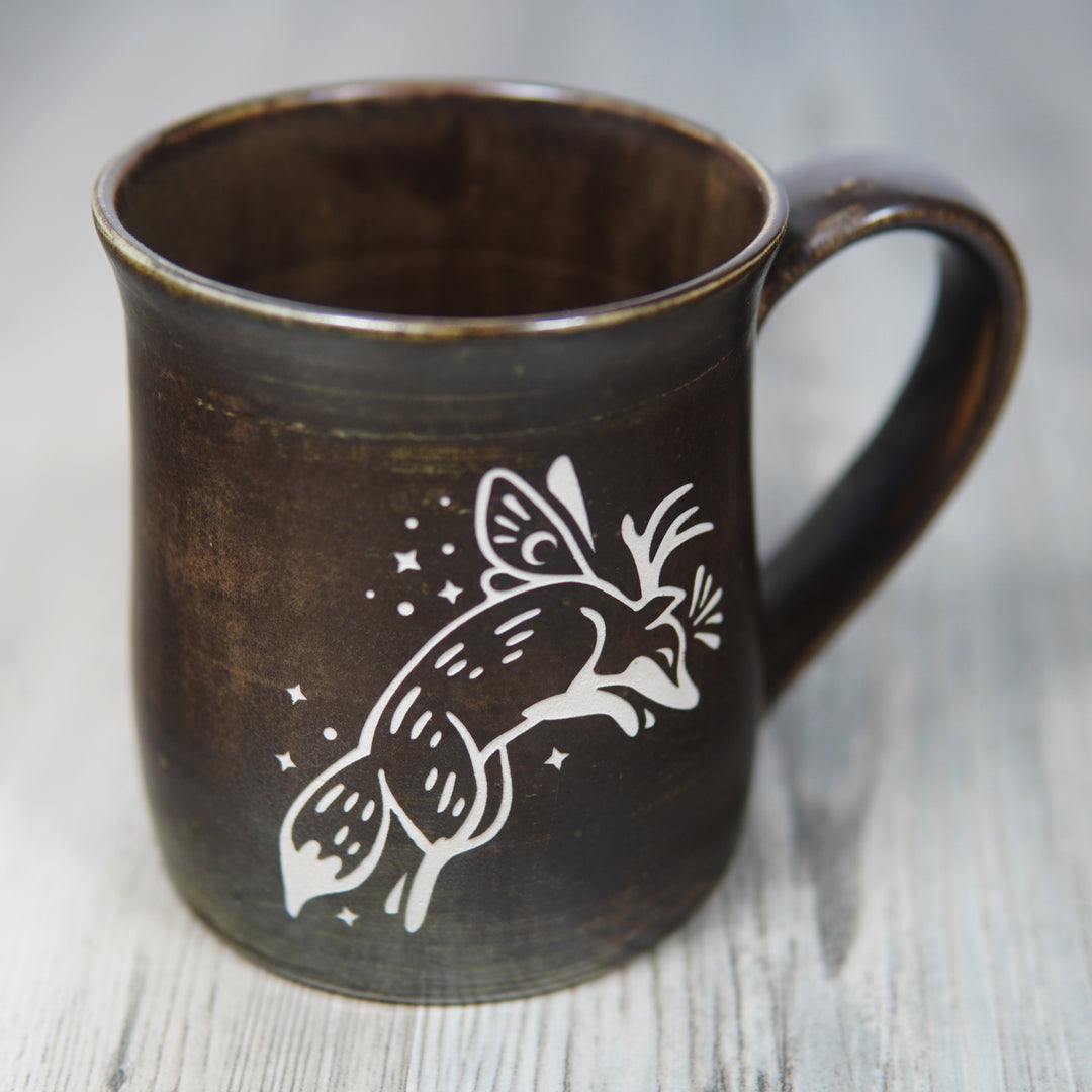 Fox Fairy Mug - Hearth Collection Handmade Pottery