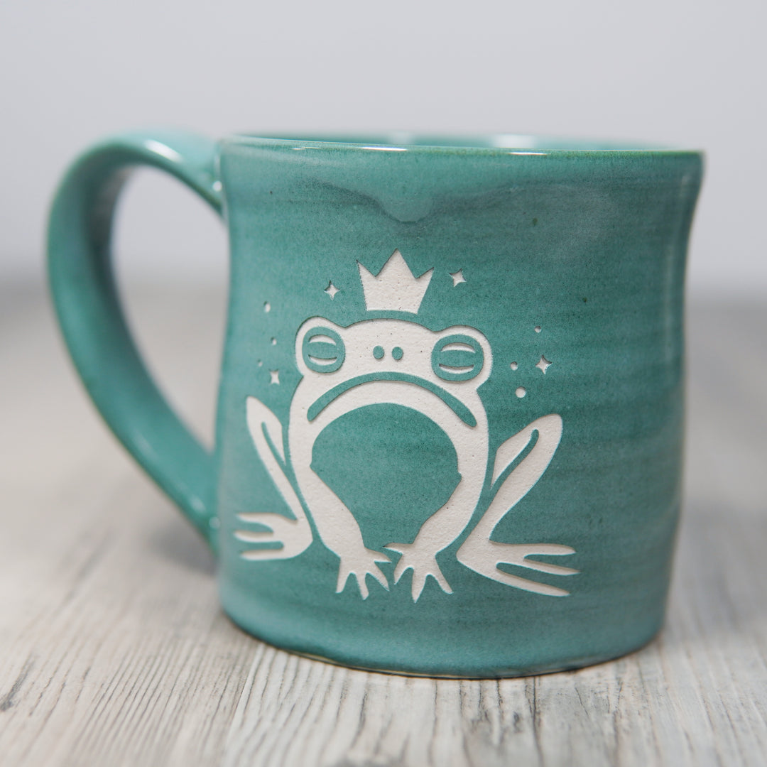 Frog Prince Mug - Hearth Collection Handmade Pottery